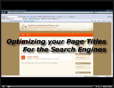 Optimizing Your Page Titles in WordPress