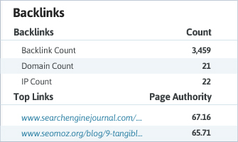 Use backlinks search to find linking sites