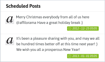 Use delayed posts to post any time of day