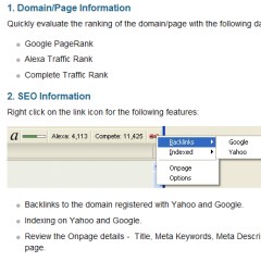 Firefox SEO Toolbar